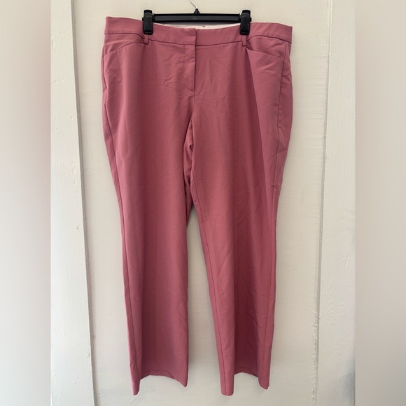 Lane Bryant Essentials Houston Trouser Rose Pink Pants Size 20 - Picture 2 of 6